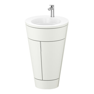 Duravit Meuble sous lavabo c-bonded Set Starck 1 56x86,4x60,5cm, st, IB, G ES ge, No w m