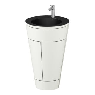 Duravit Meuble sous lavabo c-bonded Set Starck 1 56x86,4x60,5cm, st, IB, G ES ge, No w m