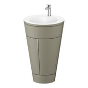 Duravit Meuble sous lavabo c-bonded Set Starck 1 56x86,4x60,5cm, st, IB, G ES ge, st-g m