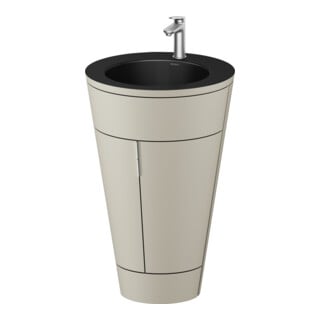Duravit Meuble sous-lavabo c-bonded Set Starck 1 56x86,4x60,5cm, st, IB, G ES ge, T m