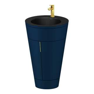 Duravit Meuble sous-lavabo c-bonded Set Starck 1 56x86,4x60,5cm, st, IB, G g p, bl s-mat