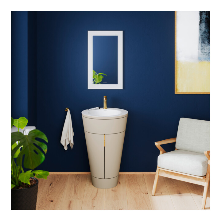 Duravit Meuble sous-lavabo c-bonded Set Starck 1 56x86,4x60,5cm, st, IB, G g p, T s-mat