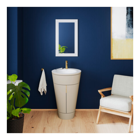 Duravit Meuble sous-lavabo c-bonded Set Starck 1 56x86,4x60,5cm, st, IB, G g p, T s-mat