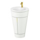 Duravit Meuble sous-lavabo c-bonded Set Starck 1 56x86,4x60,5cm, st, IB, G g p, w s-mat-1
