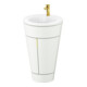 Duravit Meuble sous-lavabo c-bonded Set Starck 1 56x86,4x60,5cm, st, IB, G g p, w s-mat-1