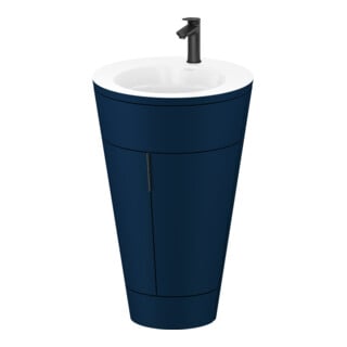 Duravit Meuble sous-lavabo c-bonded Set Starck 1 56x86,4x60,5cm, st, IB, G noir, bleu s-mat