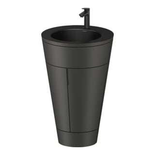 Duravit Meuble sous-lavabo c-bonded Set Starck 1 56x86,4x60,5cm, st, IB, G noir, gris s-mat