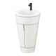 Duravit Meuble sous lavabo c-bonded Set Starck 1 56x86,4x60,5cm, st, IB, G noir, No w m-1