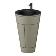 Duravit Meuble sous-lavabo c-bonded Set Starck 1 56x86,4x60,5cm, st, IB, G noir, st-g m