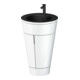 Duravit Meuble sous-lavabo c-bonded Set Starck 1 56x86,4x60,5cm, st, IB, Gr. noir, blanc hgl-1