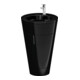Duravit Meuble sous lavabo c-bonded Starck 1 56x86,4x60,5 cm, deb., chr mat, noir hgl-1