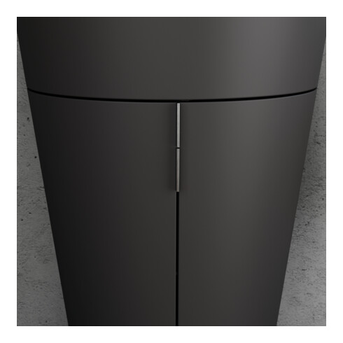 Duravit Meuble sous-lavabo c-bonded Starck 1 56x86,4x60,5 cm, gris mat