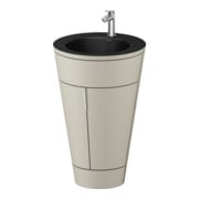 Duravit Meuble sous-lavabo c-bonded Starck 1 56x86,4x60,5 cm, st, G ES ge, Tau satiné-1