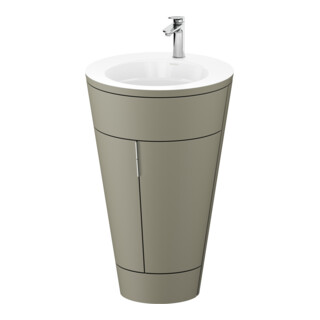 Duravit Meuble sous-lavabo c-bonded Starck 1 56x86,4x60,5 cm, st, IB, G c, st-g s-mat