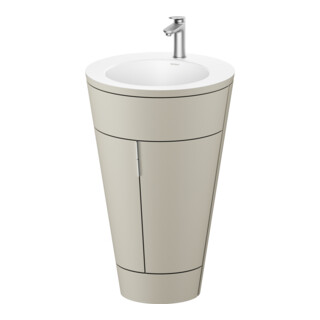 Duravit Meuble sous-lavabo c-bonded Starck 1 56x86,4x60,5 cm, taupe mat
