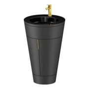 Duravit Meuble sous-lavabo c-bonded Starck 1 56x86,4x60,5cm, graph s-mat