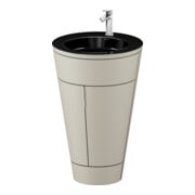 Duravit Meuble sous-lavabo c-bonded Starck 1 56x86,4x60,5cm, st, chr mat taupe s