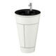 Duravit Meuble sous-lavabo c-bonded Starck 1 56x86,4x60,5cm, st, G ES ge, No w s-mat-1