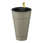 Duravit Meuble sous-lavabo c-bonded Starck 1 56x86,4x60,5cm, st, G g p, st-g s-mat