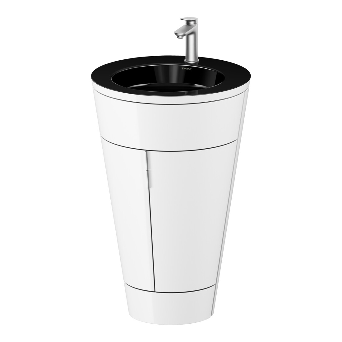 Duravit Meuble sous-lavabo c-bonded Starck 1 56x86,4x60,5cm, st, Gr. ES, blanc hgl