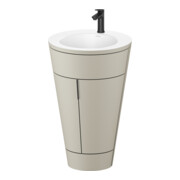 Duravit Meuble sous-lavabo c-bonded Starck 1 56x86,4x60,5cm, st, IB, G noir, Tau satiné-mat
