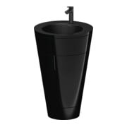 Duravit Meuble sous-lavabo c-bonded Starck 1 56x86,4x60,5cm, st, IB, noir, noir hgl