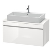 Duravit Meuble sous lavabo Com DuraStyle 100x47,8 cm, bas. mat, avec console, 1 tiroir-3