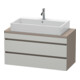 Duravit Meuble sous lavabo Com DuraStyle 100x47,8 cm, betg/ba ma, f Kons, 2 tiroirs-1