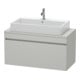 Duravit Meuble sous lavabo Com DuraStyle 100x47,8 cm, béton gris, 1 tiroir-1