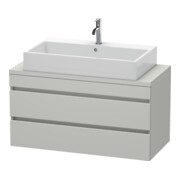 Duravit Meuble sous-lavabo Com DuraStyle 100x47,8 cm, béton gris, 2 tiroirs-1