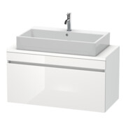 Duravit Meuble sous-lavabo Com DuraStyle 100x47,8 cm, blanc brillant/blé, 1 tiroir-1