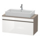 Duravit Meuble sous-lavabo Com DuraStyle 100x47,8 cm, blanc hg/b ma, avec tiroir 1-1