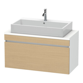 Duravit Meuble sous-lavabo Com DuraStyle 100x47,8 cm, blanc mat, 1 tiroir