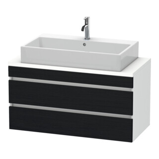 Duravit Meuble sous lavabo Com DuraStyle 100x47,8 cm, blanc mat, 2 tiroirs