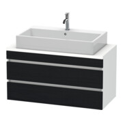 Duravit Meuble sous lavabo Com DuraStyle 100x47,8 cm, blanc mat, 2 tiroirs