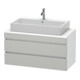 Duravit Meuble sous-lavabo Com DuraStyle 100x47,8 cm, blanc mat, 2 tiroirs-1