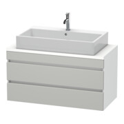 Duravit Meuble sous-lavabo Com DuraStyle 100x47,8 cm, blanc mat, 2 tiroirs