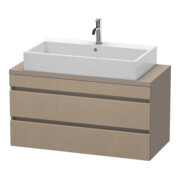 Duravit Meuble sous lavabo Com DuraStyle 100x47,8 cm, blanc mat, 2 tiroirs