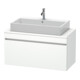 Duravit Meuble sous-lavabo Com DuraStyle 100x47,8 cm, blanc mat, avec console, 1 tiroir-1