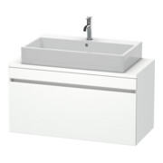 Duravit Meuble sous-lavabo Com DuraStyle 100x47,8 cm, blanc mat, avec console, 1 tiroir-1