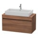 Duravit Meuble sous-lavabo Com DuraStyle 100x47,8 cm, noyer naturel, pour console, 1 tiroir-1