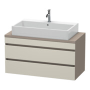 Duravit Meuble sous-lavabo Com DuraStyle 100x47,8 cm, taupe/mat, 2 tiroirs-1