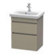 Duravit Meuble sous lavabo Com DuraStyle 50x36,8 cm, 2 tiroirs, suspendu-1
