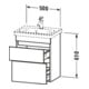 Duravit Meuble sous lavabo Com DuraStyle 50x36,8 cm, 2 tiroirs, suspendu