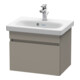 Duravit Meuble sous lavabo Com DuraStyle 50x36,8 cm, basalte mat, 1 tiroir-1