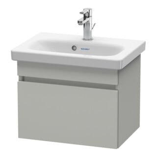 Duravit Meuble sous-lavabo Com DuraStyle 50x36,8 cm, béton gris mat, 1 tiroir