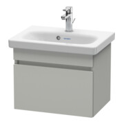Duravit Meuble sous-lavabo Com DuraStyle 50x36,8 cm, béton gris mat, 1 tiroir