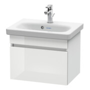 Duravit Meuble sous lavabo Com DuraStyle 50x36,8 cm, blanc brillant/mat, 1 tiroir-1