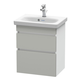 Duravit Meuble sous-lavabo Com DuraStyle 50x36,8 cm, blanc mat, 2 tiroirs, suspendu