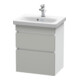 Duravit Meuble sous-lavabo Com DuraStyle 50x36,8 cm, blanc mat, 2 tiroirs, suspendu-1